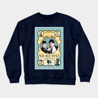 Laurel & Hardy - Way Out West Crewneck Sweatshirt